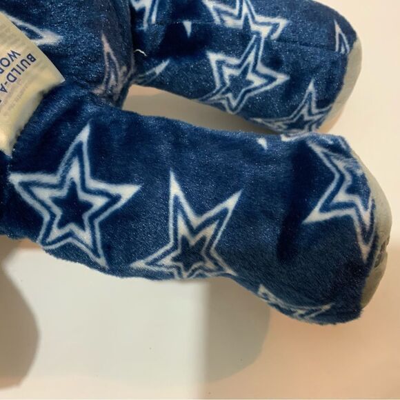 Build A Bear Dallas Cowboys NFL Print Bear 16” Very Clean - Picture 8 of 8